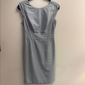 The Limited Grey Sheath Dress Scoop Neck